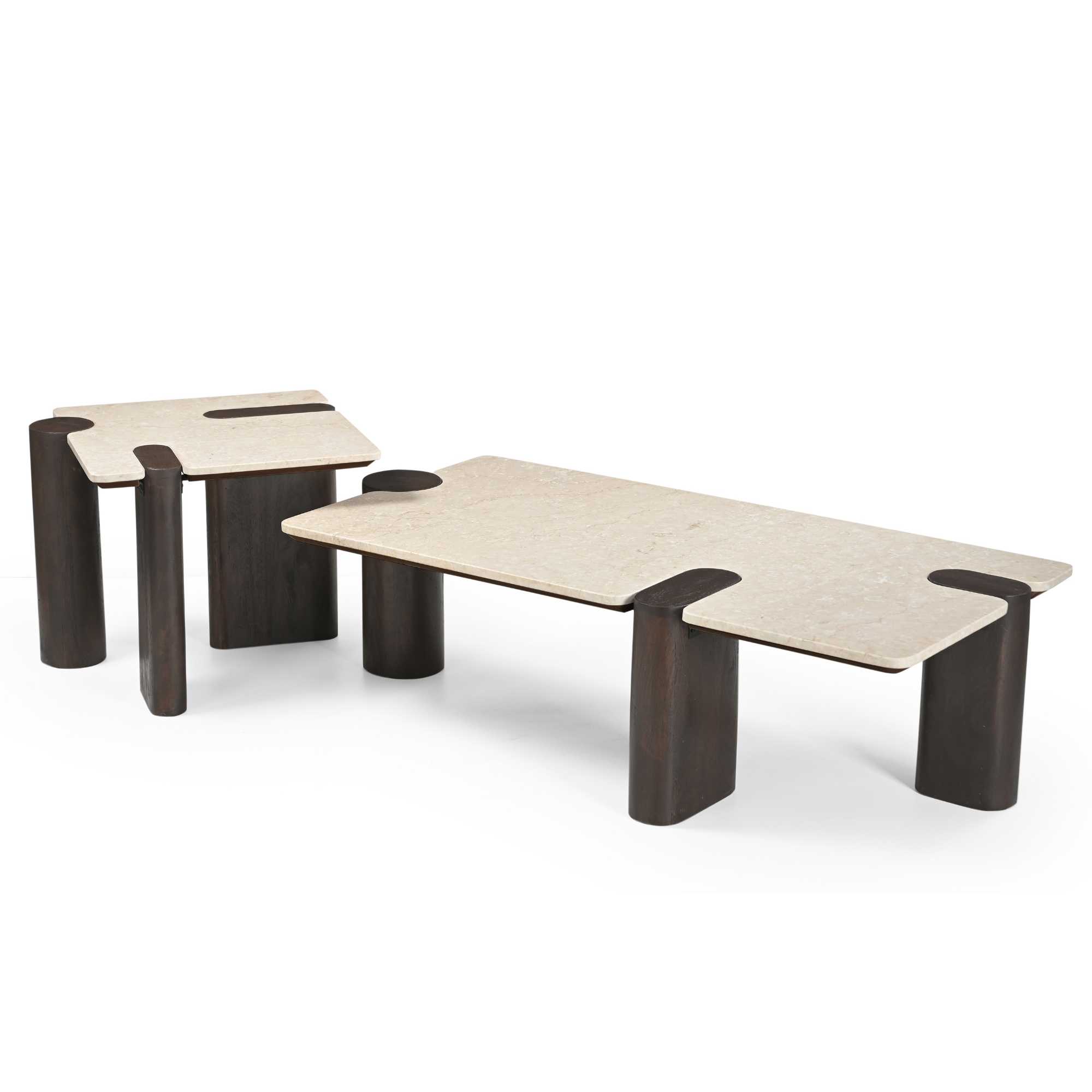 Starfurn Salontafel Maeve Bruin Marmer 128 cm