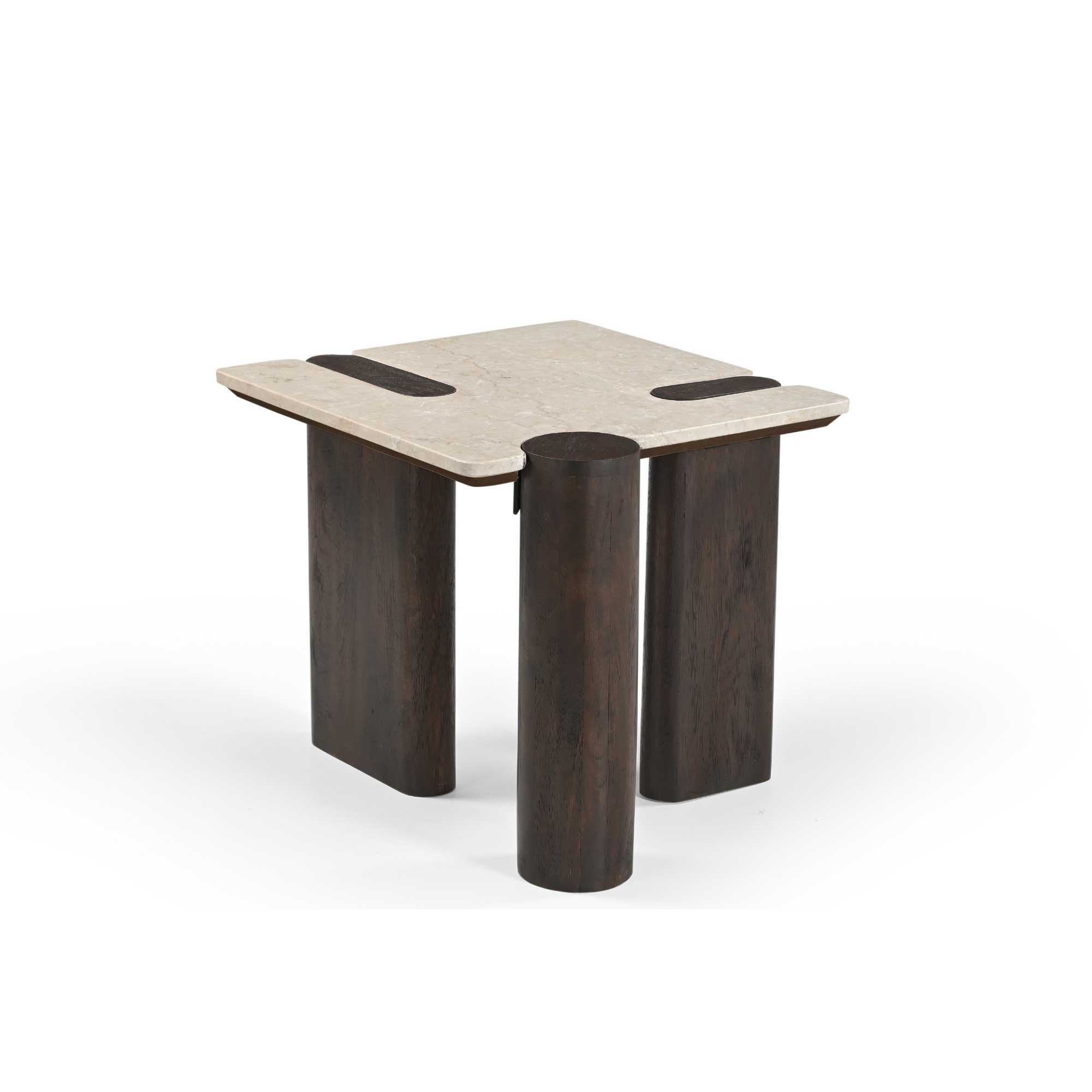 Starfurn Bijzettafel Maeve Bruin Marmer 57 cm
