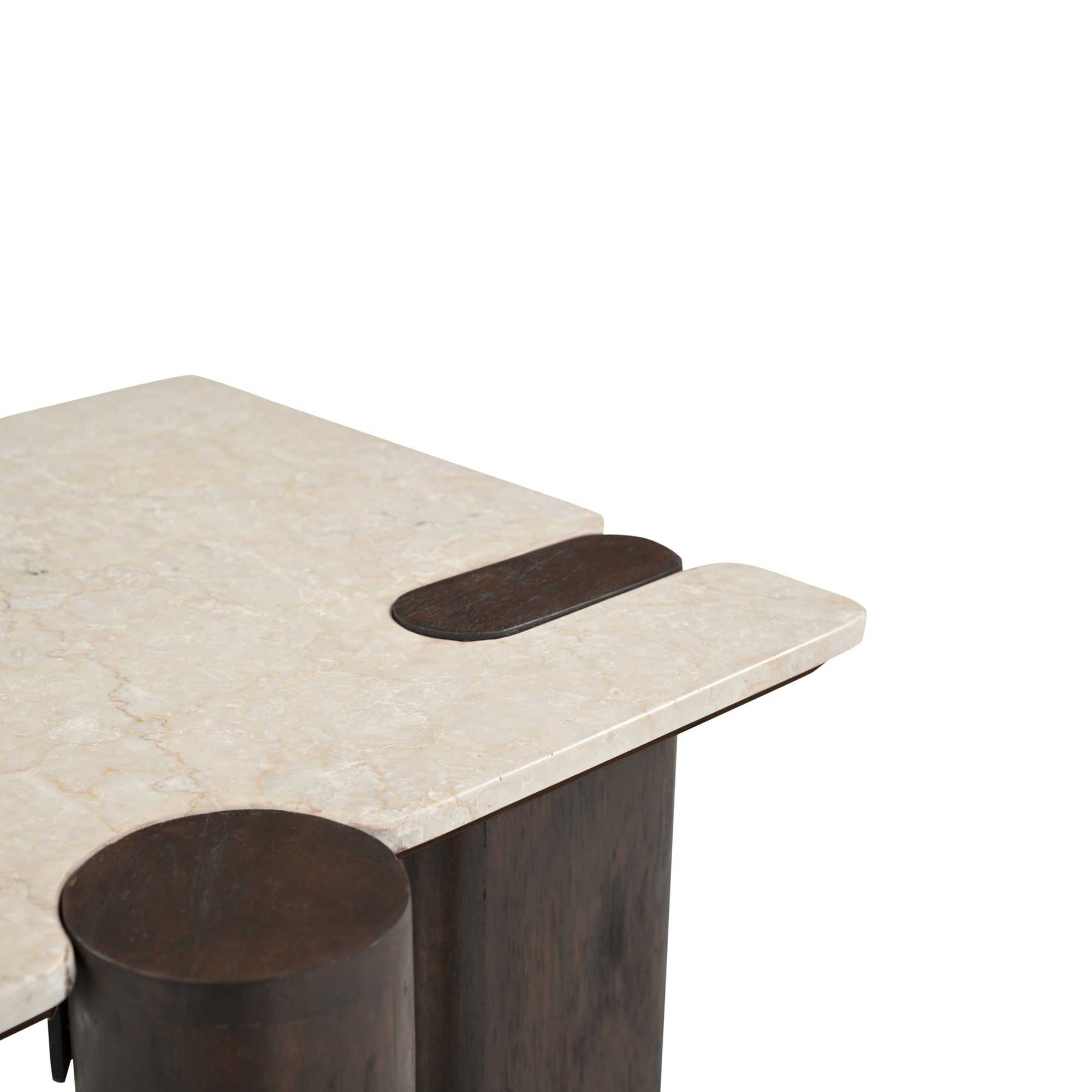 Starfurn Bijzettafel Maeve Bruin Marmer 57 cm