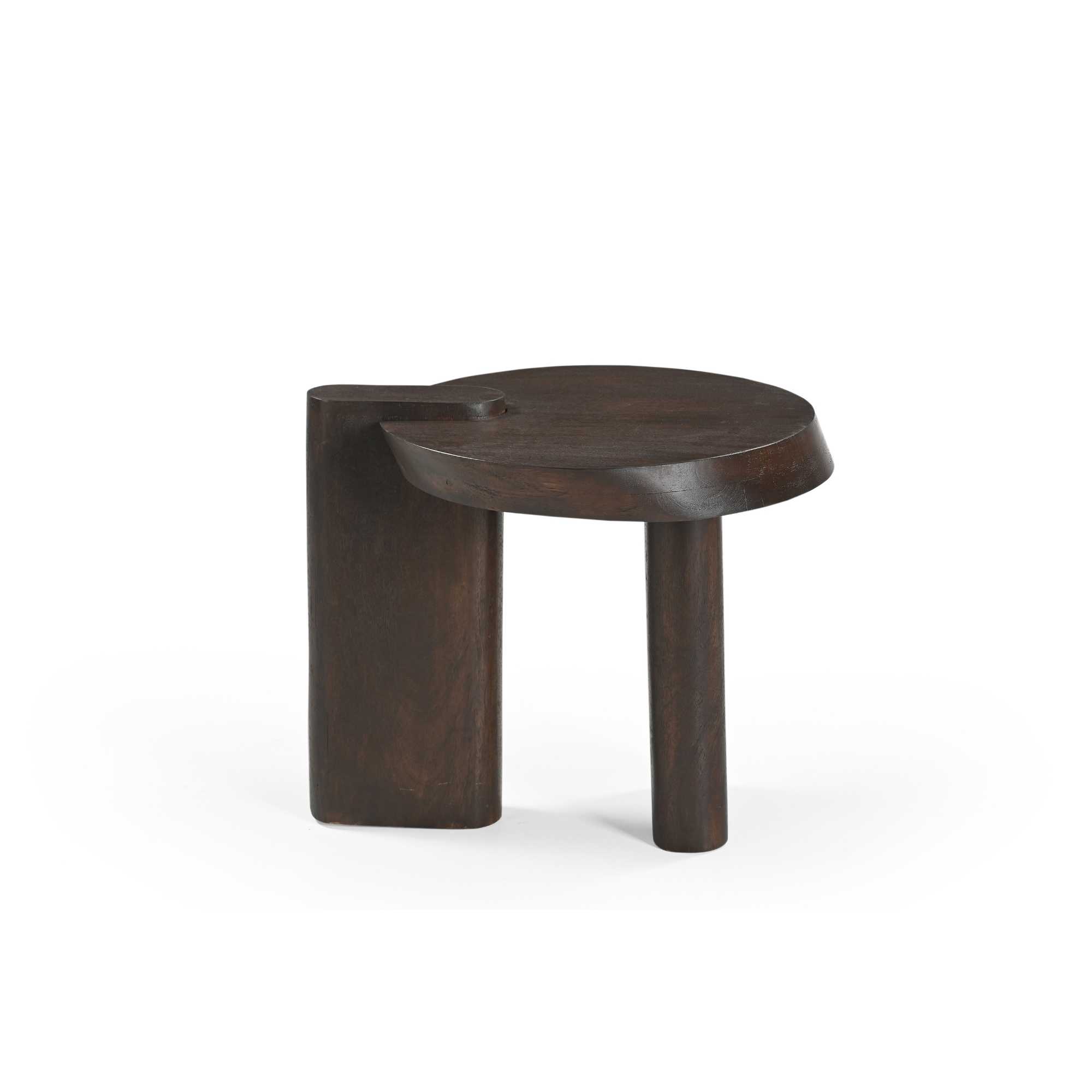 Starfurn Bijzettafel Rava Bruin Mangohout 50 cm