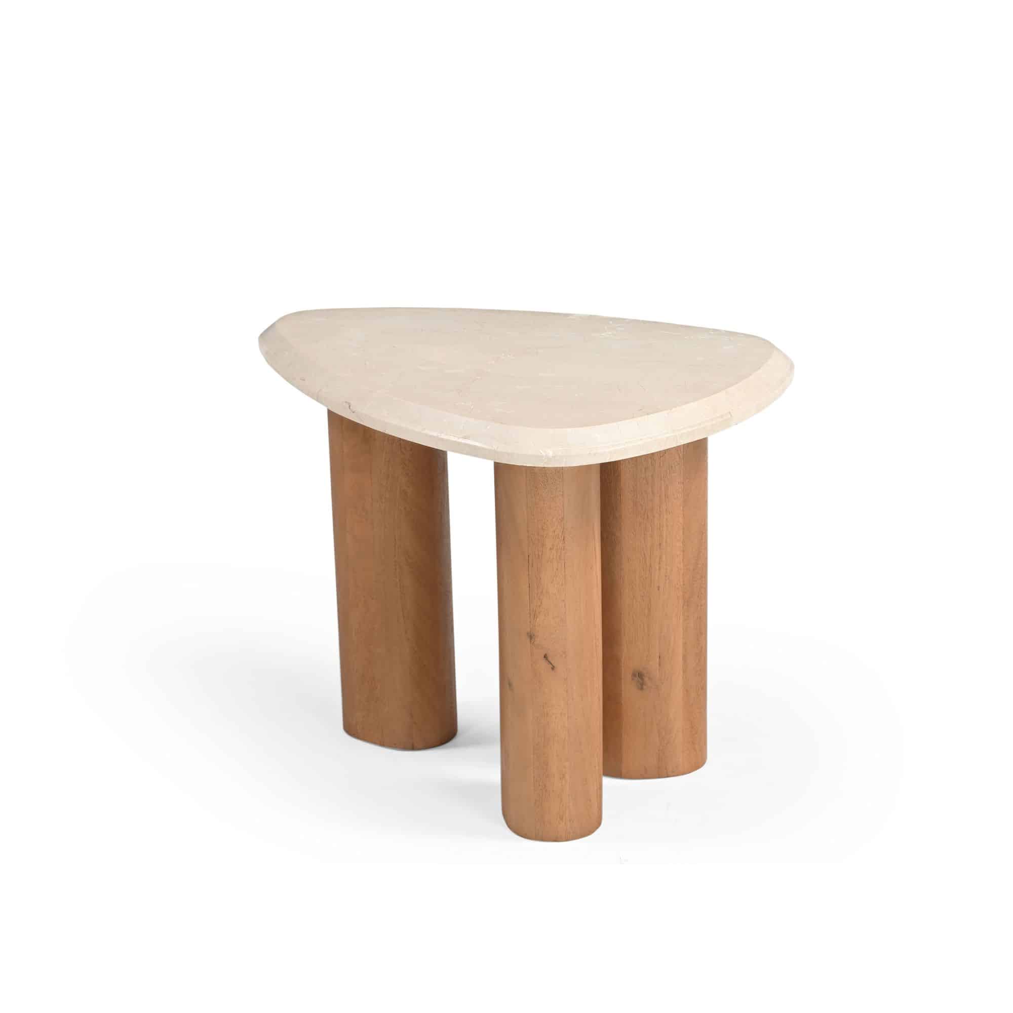 Starfurn Bijzettafel Nuvé Naturel Botticino marmer 60 cm
