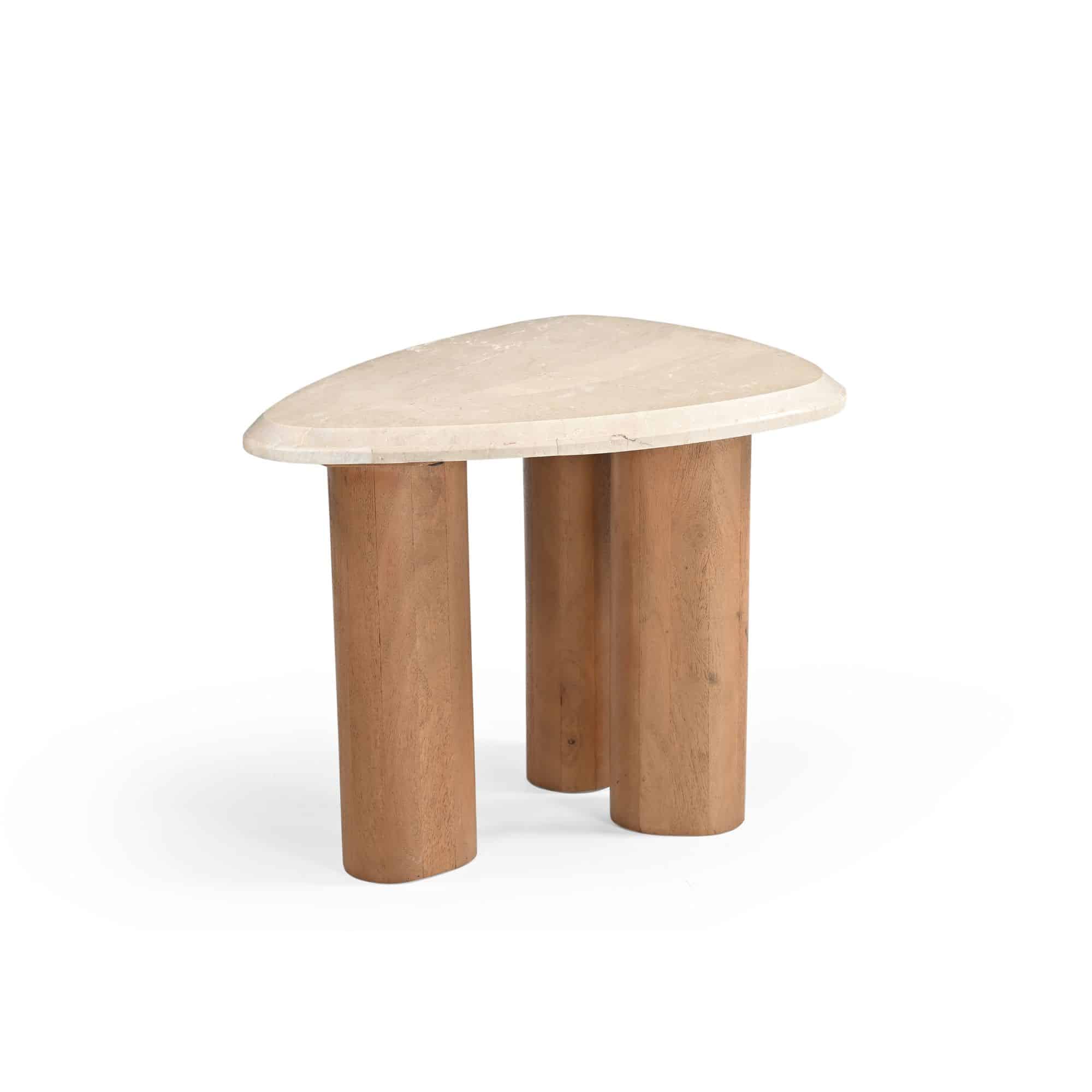 Starfurn Bijzettafel Nuvé Naturel Botticino marmer 60 cm