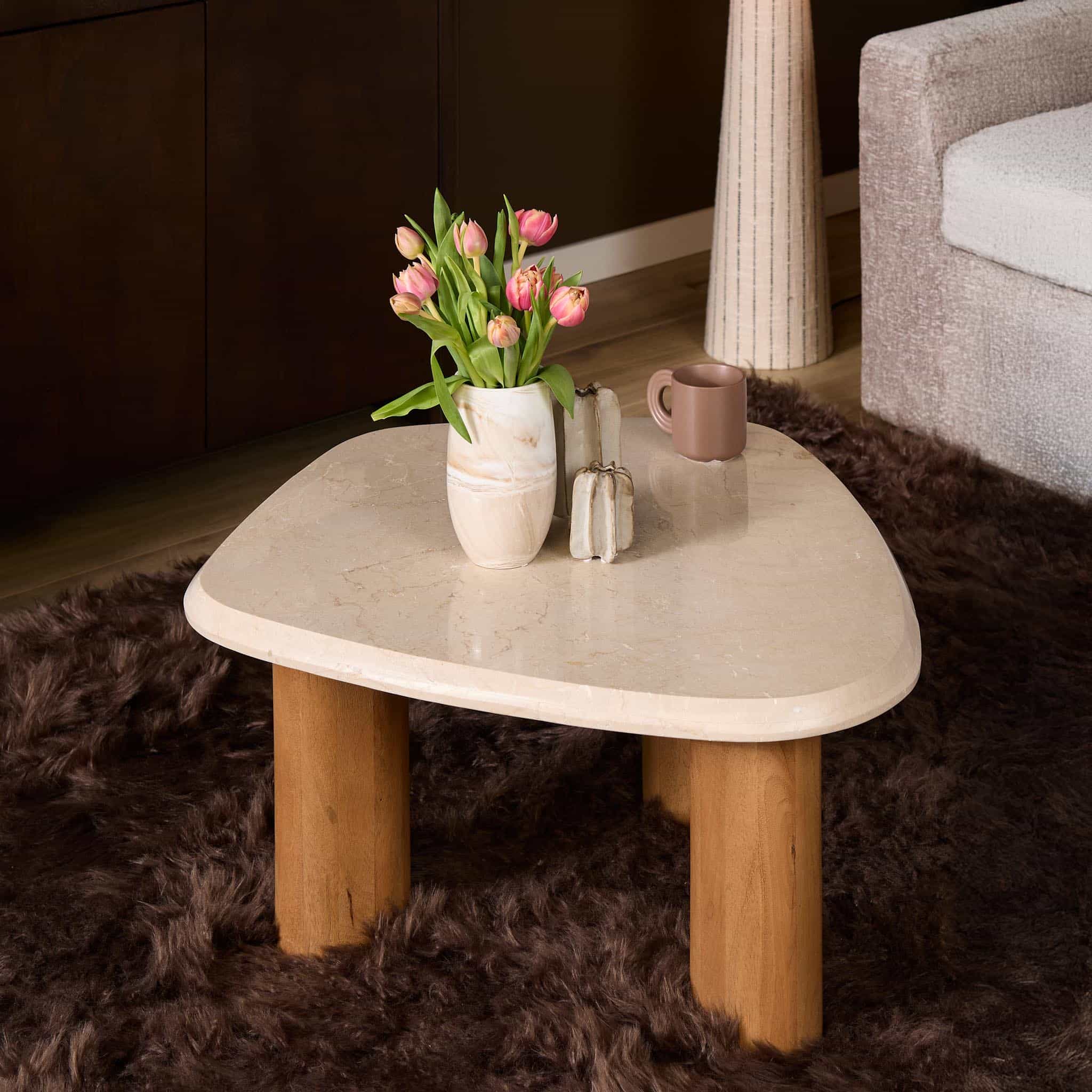 Starfurn Salontafel Nuvé Naturel Botticino marmer 84 cm