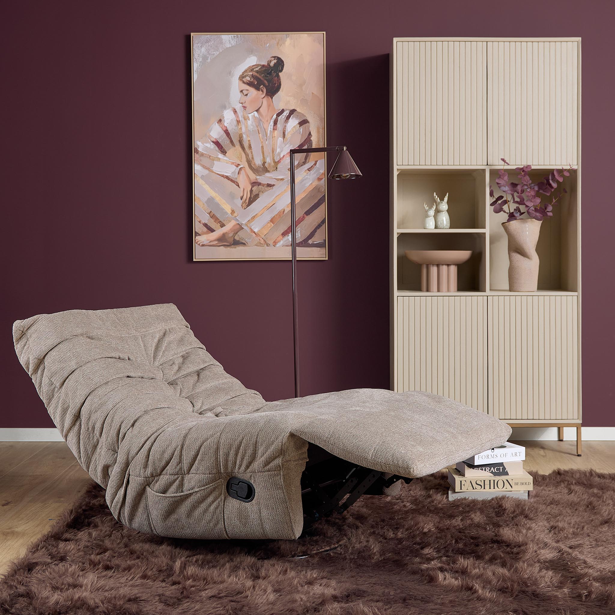 Starfurn Relaxfauteuil Zen Taupe