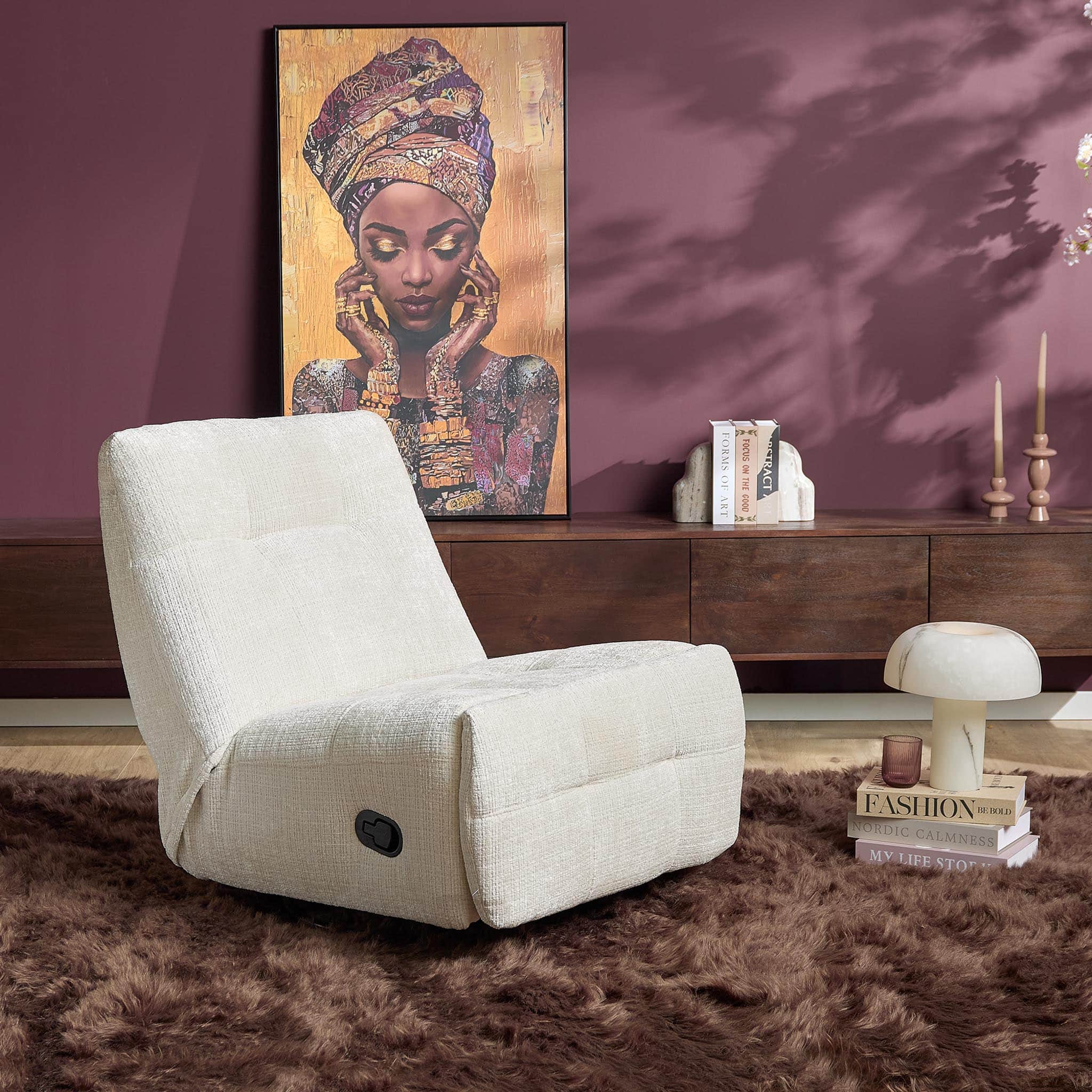 Starfurn Relaxfauteuil Chill Off White