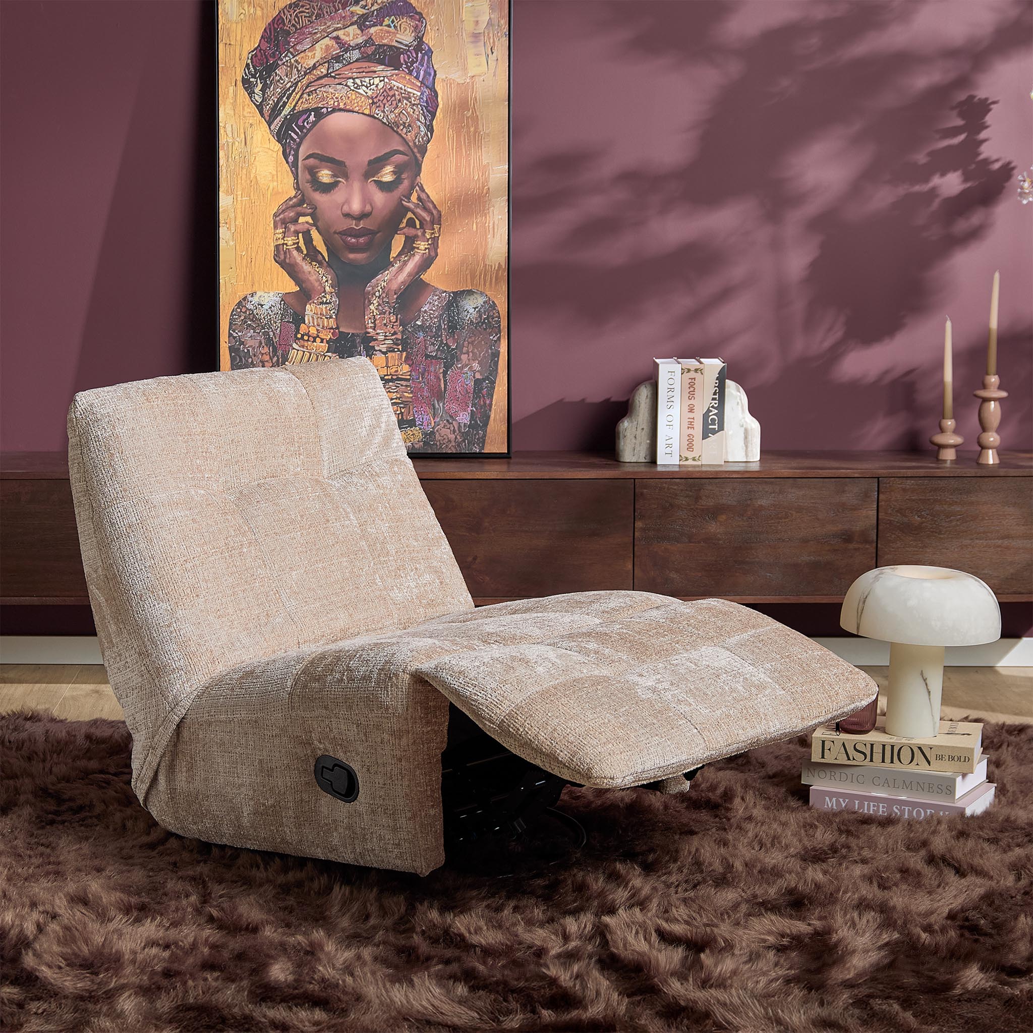 Starfurn Relaxfauteuil Chill Beige