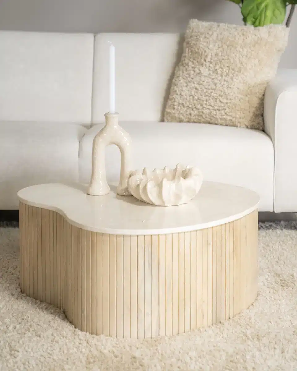 Eleonora salontafel Kira medium 83x72x34 cm marmer