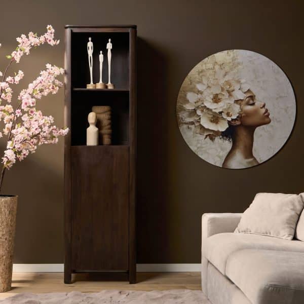 Starfurn Boekenkast Dallas Bruin Mangohout 55 cm
