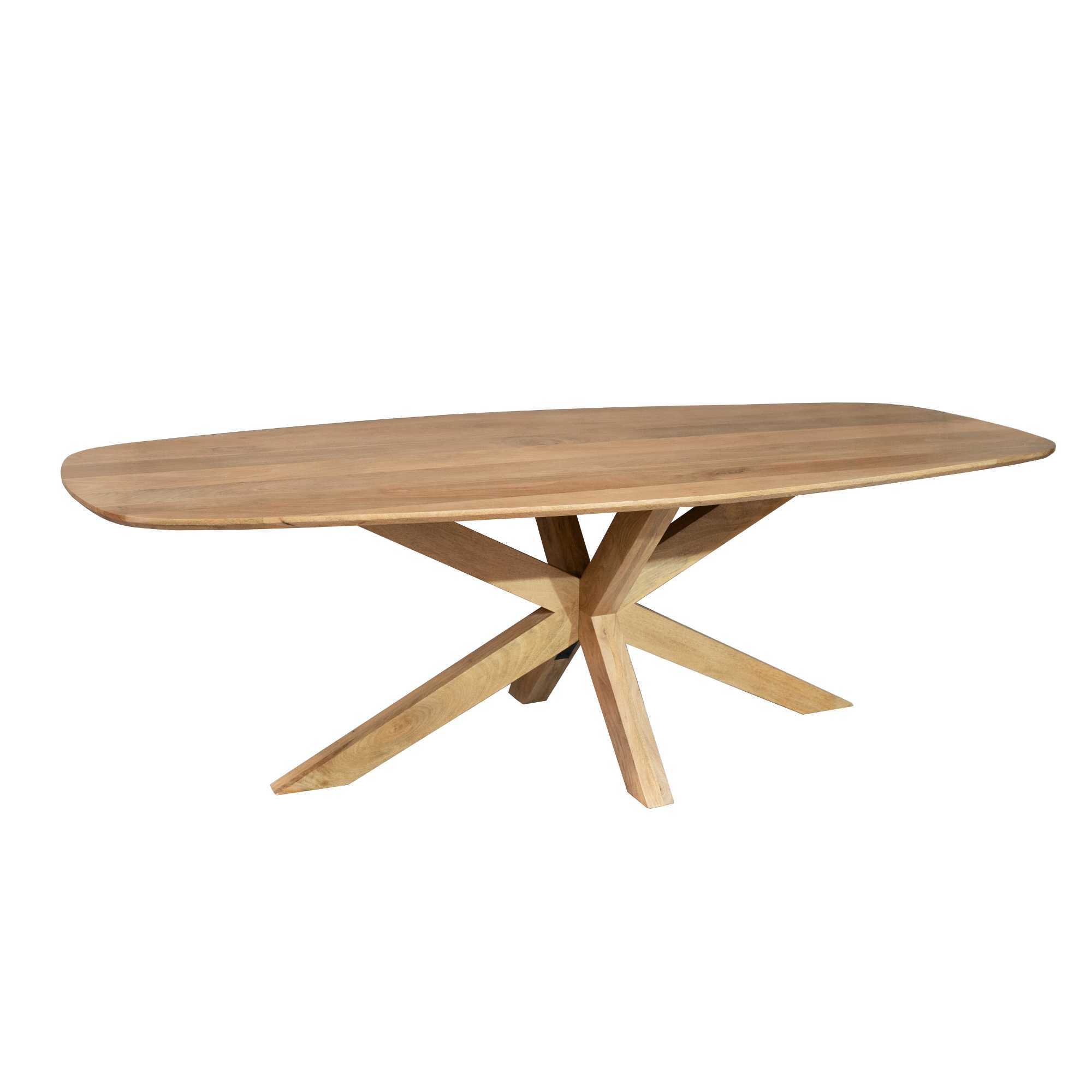 Starfurn Deens ovale eettafel Nina Naturel Mangohout 240 cm