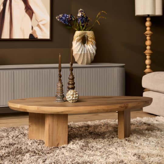 Starfurn Salontafel Zillah | 130 cm | Naturel Eiken
