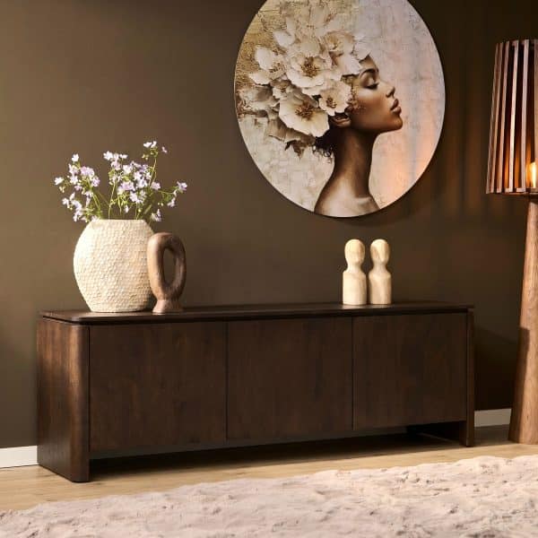 Starfurn Tv meubel Dallas Bruin Mangohout 165 cm
