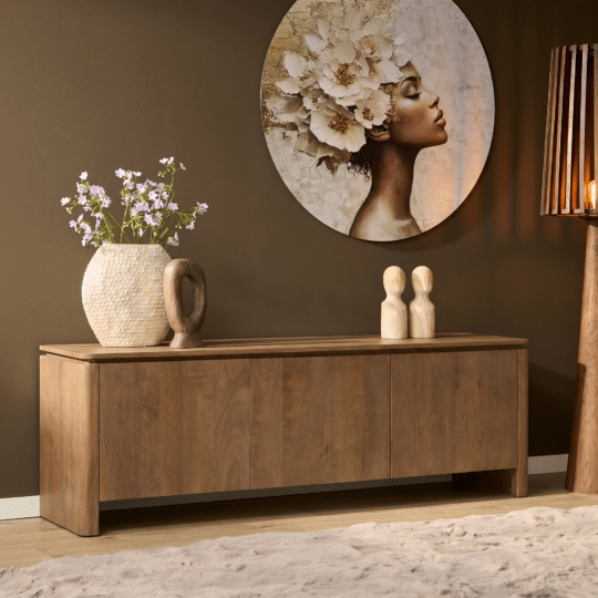 Starfurn Tv meubel Dallas Naturel Mangohout 165 cm