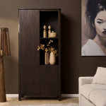 Starfurn Vakkenkast Dallas Bruin Mangohout 90 cm