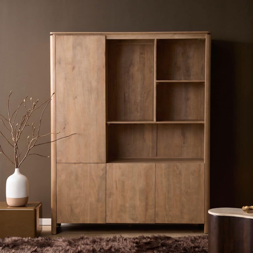 Starfurn Vakkenkast XL Dallas Naturel Mangohout 160 cm