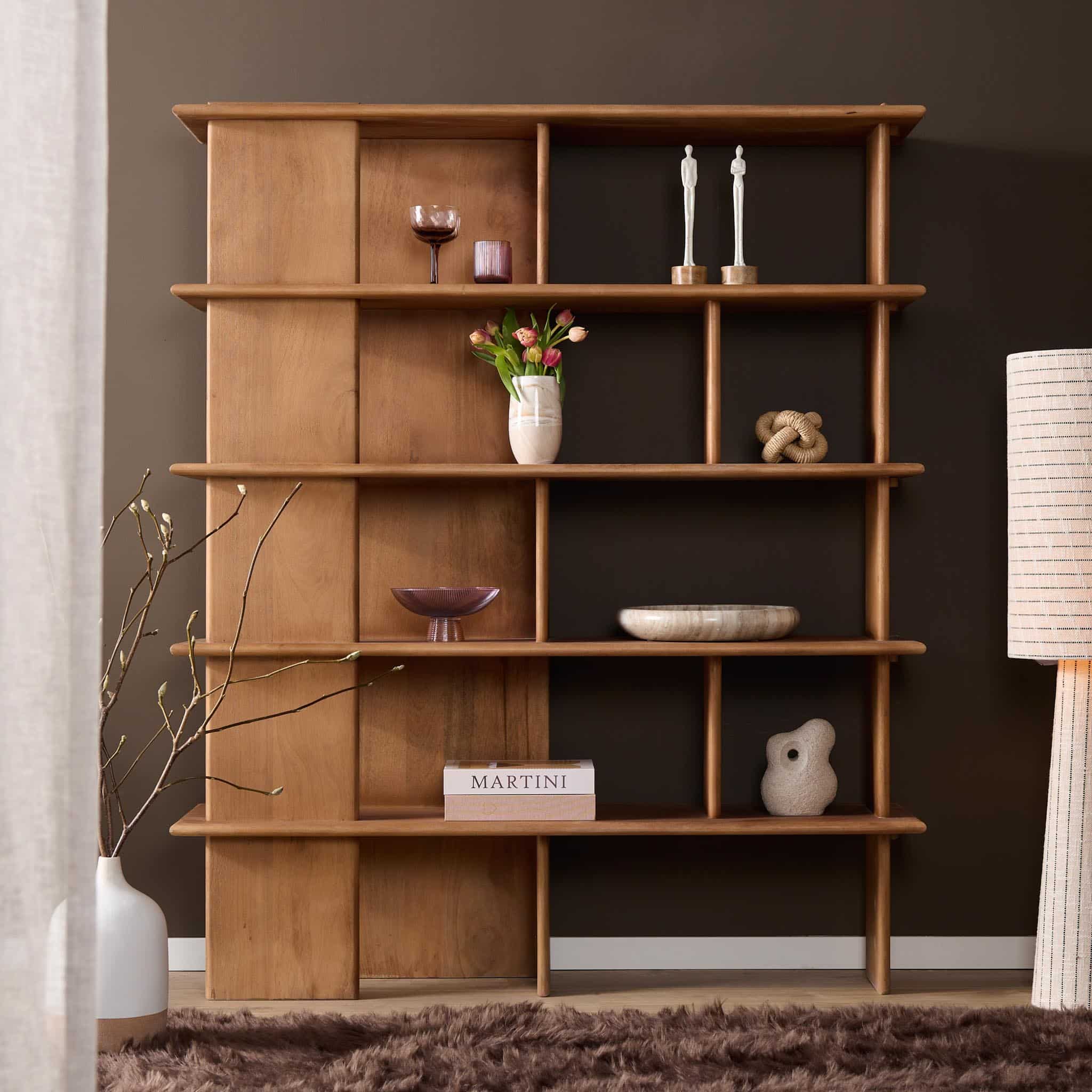 Starfurn Wandkast Lina Naturel Mangohout 150 cm