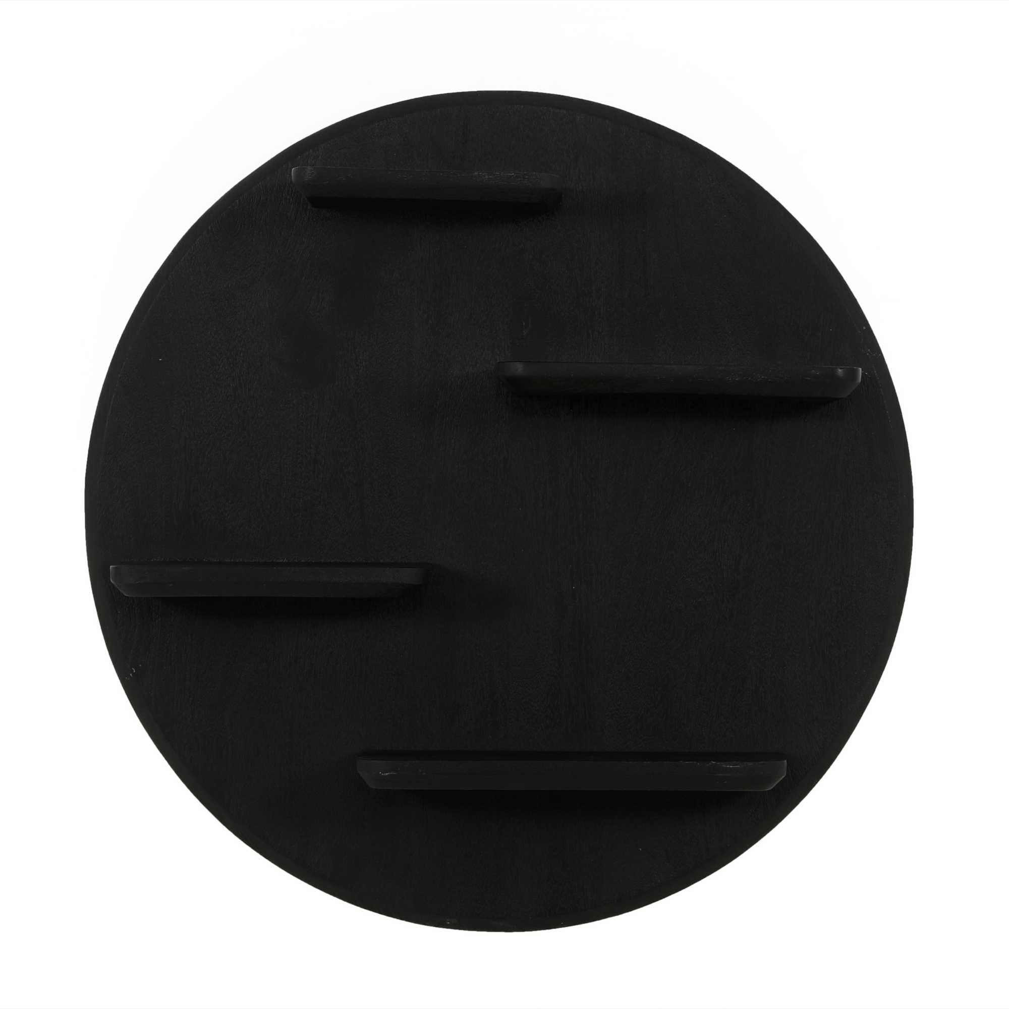 Starfurn wandrek Lena 75 cm rond zwart mangohout