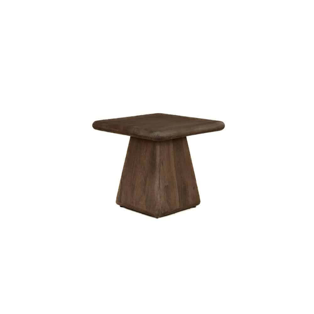 Tower Living bijzettafel Asti 60x60x45 cm vierkant mangohout bruin