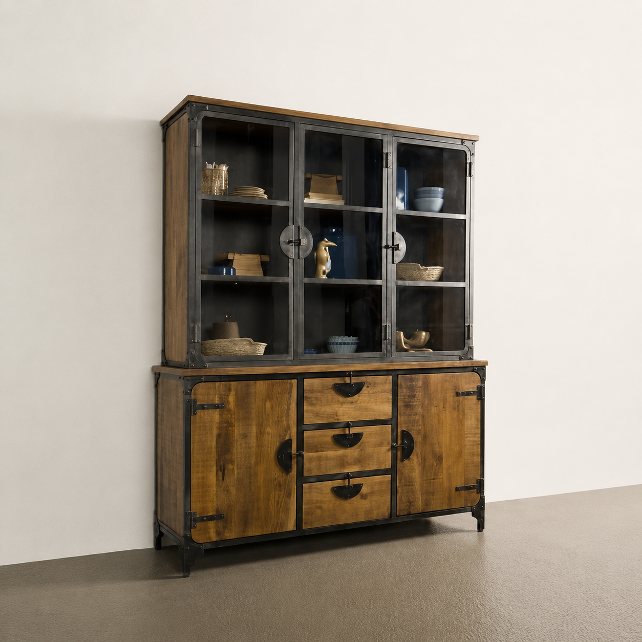Tower Living buffetkast Basto 160x45x210 cm mangohout