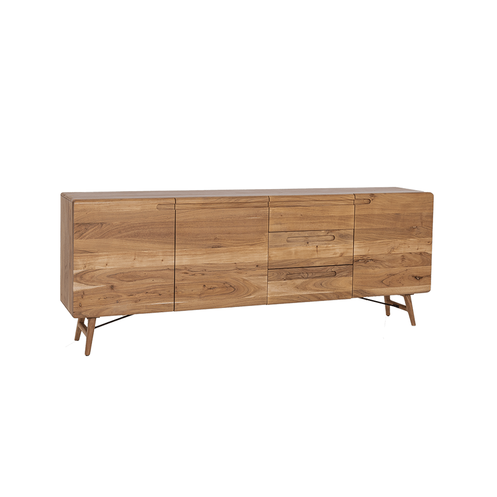 Tower Living dressoir Aura 210x40x80 cm naturel acacia