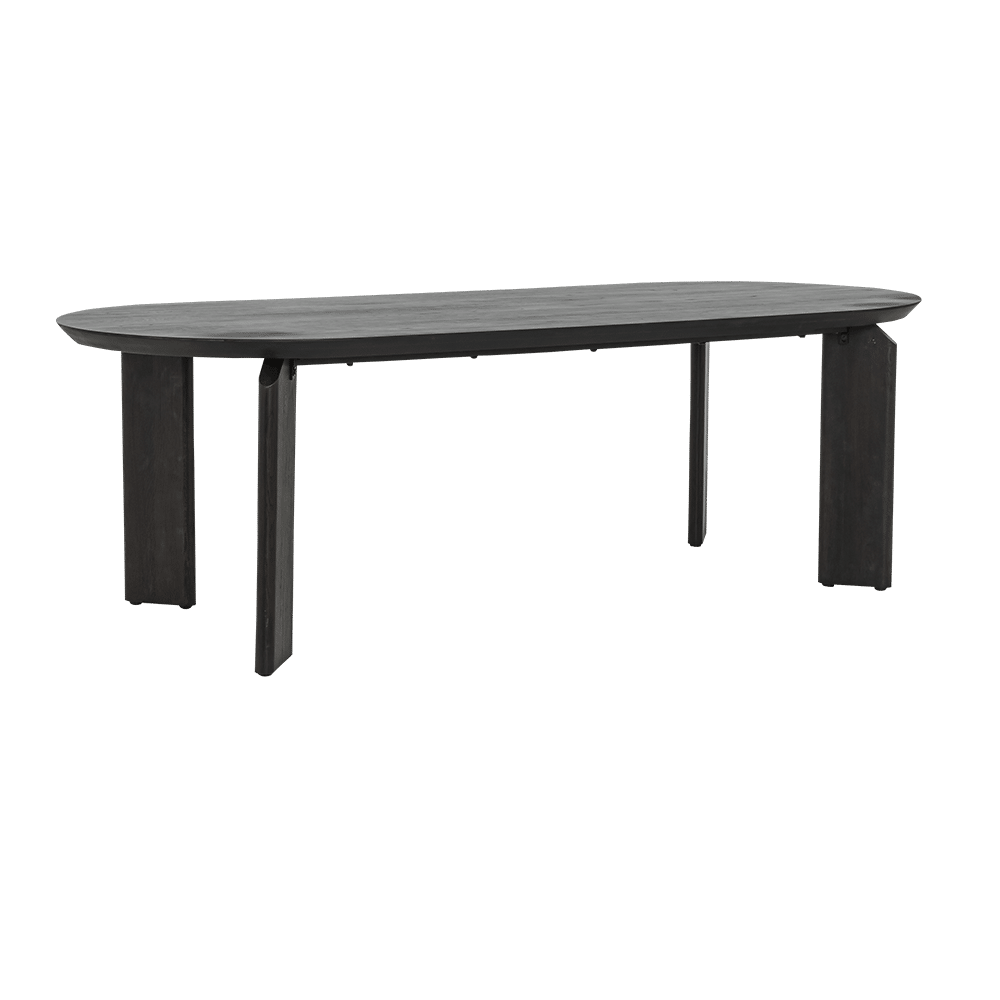 Tower Living eettafel Allure 220x100x76 cm donkerbruin eiken