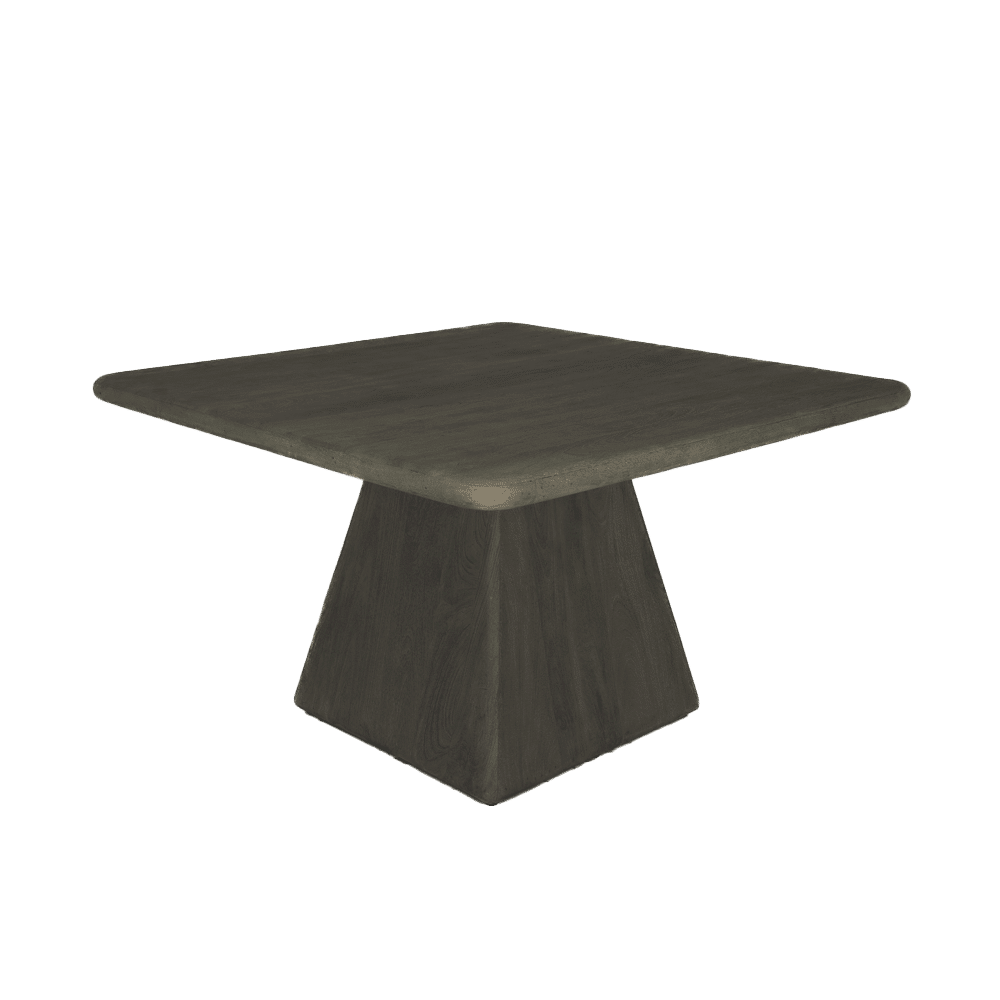 Tower Living eettafel Asti 130 cm vierkant mangohout olijfbruin