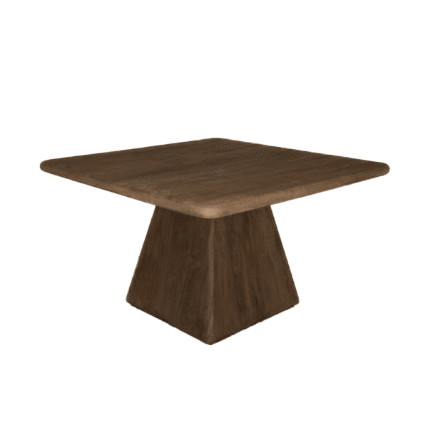 Tower Living eettafel Asti 150 cm vierkant mangohout bruin