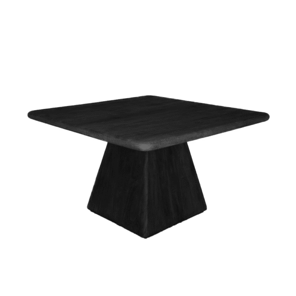 Tower Living eettafel Asti 150 cm vierkant mangohout zwart