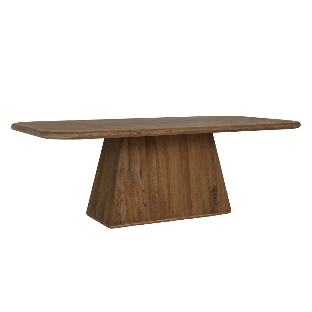 Tower Living eettafel Asti rechthoek 220x110x76 cm mangohout bruin