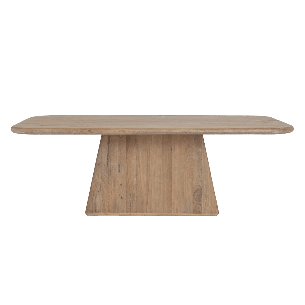 Tower Living eettafel Asti rechthoek 220x110x76 cm mangohout naturel