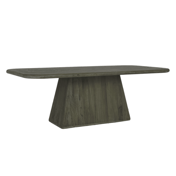 Tower Living eettafel Asti rechthoek 220x110x76 cm mangohout olijfbruin