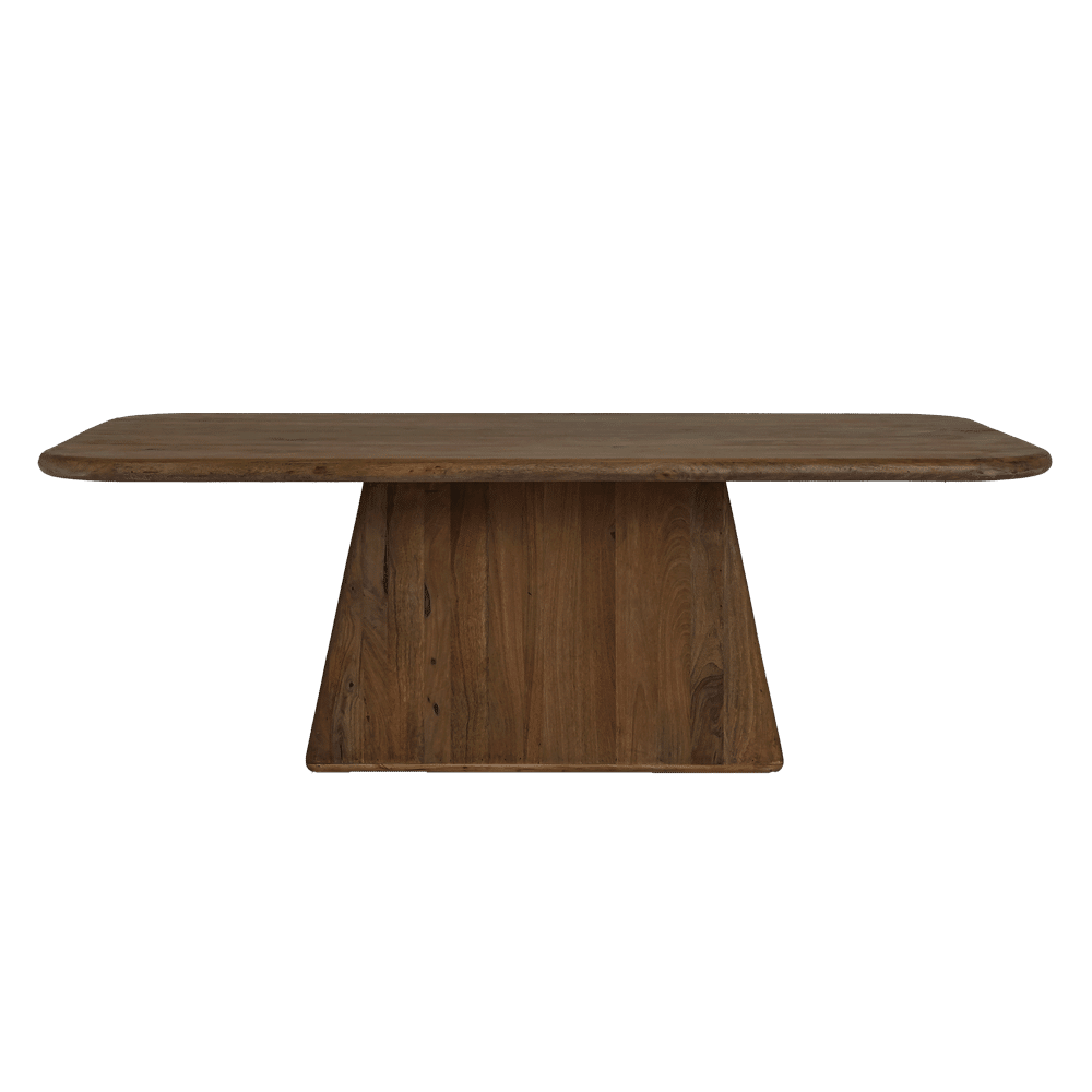 Tower Living eettafel Asti rechthoek 240x120x76 cm mangohout bruin