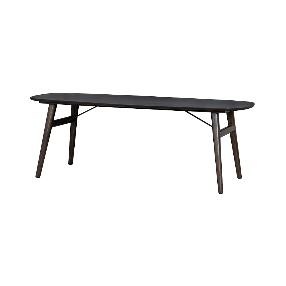 Tower Living eettafel Aura deens ovaal 180x90x76 cm espresso acacia