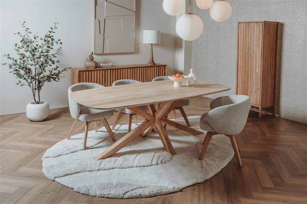 Tower Living eettafel Crotone 260x110x77 cm acacia