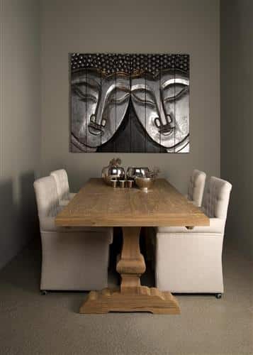 Tower Living Klooster eettafel Le Mans 240x100x78 cm teak