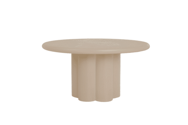 Tower Living eettafel Melzo 130 cm rond beige