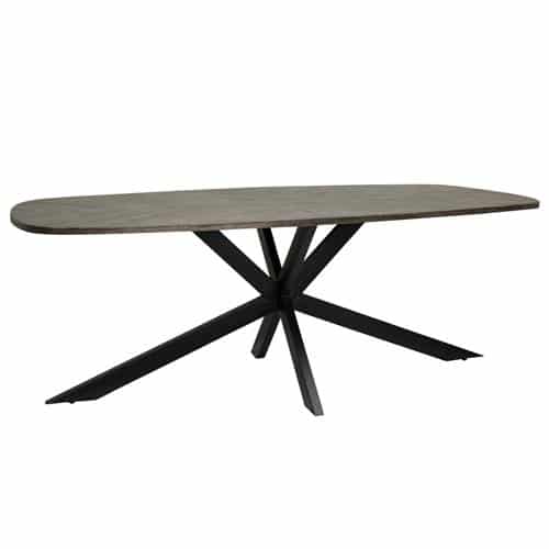 Tower Living eettafel Silvi 220x110x78 cm bruin mangohout