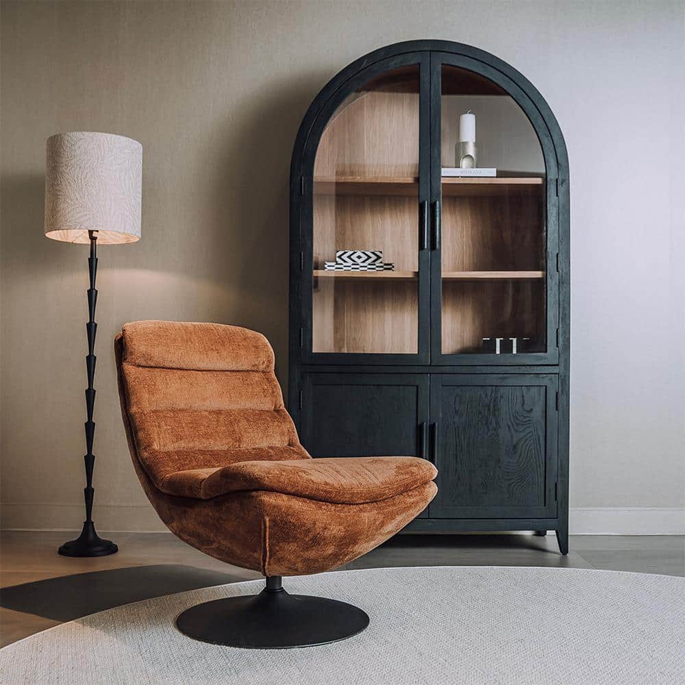 Tower Living fauteuil Marano draaibaar cognac