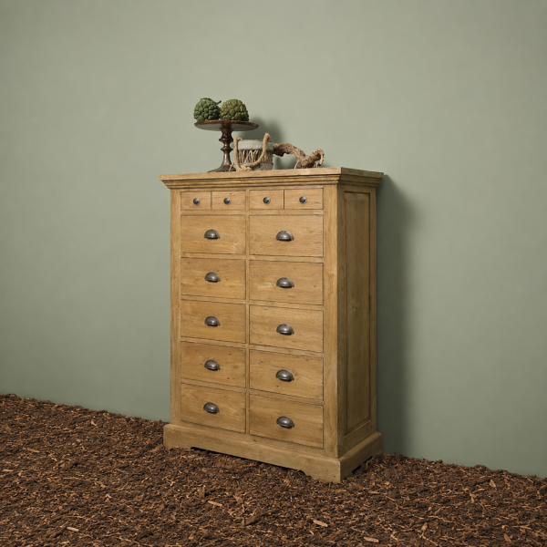 Tower Living ladekast Bologna 88x43x120 cm teak
