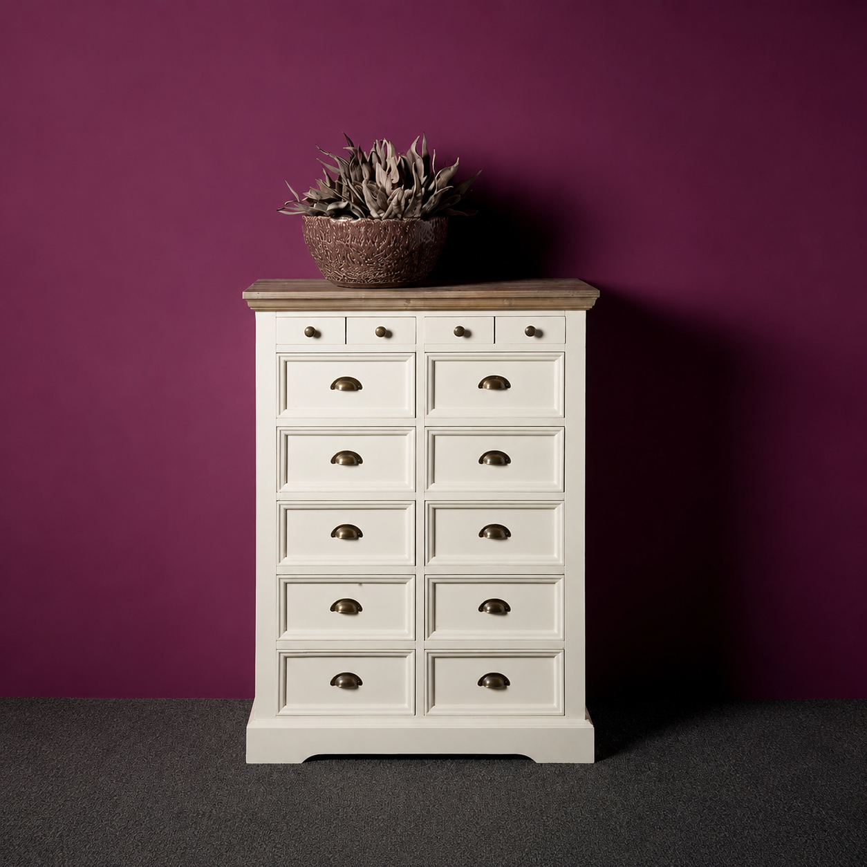 Tower Living ladekast Fleur 88x43x120 cm grenen