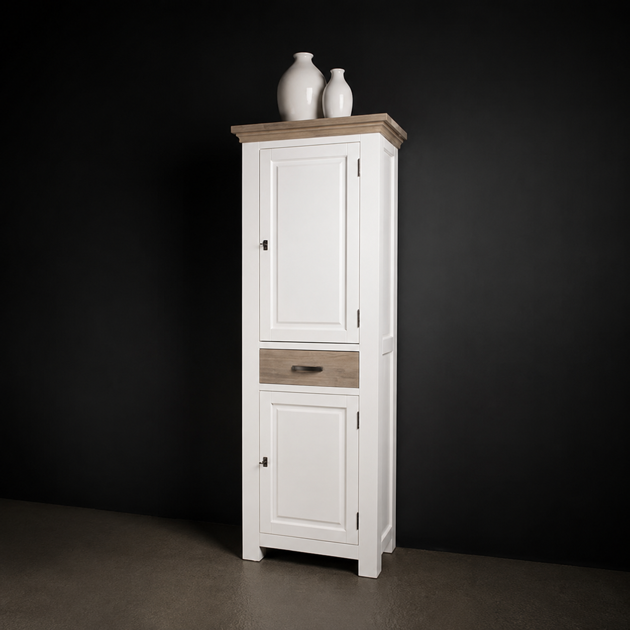 Tower Living opbergkast Parma Toscana 70x40x195 cm eiken