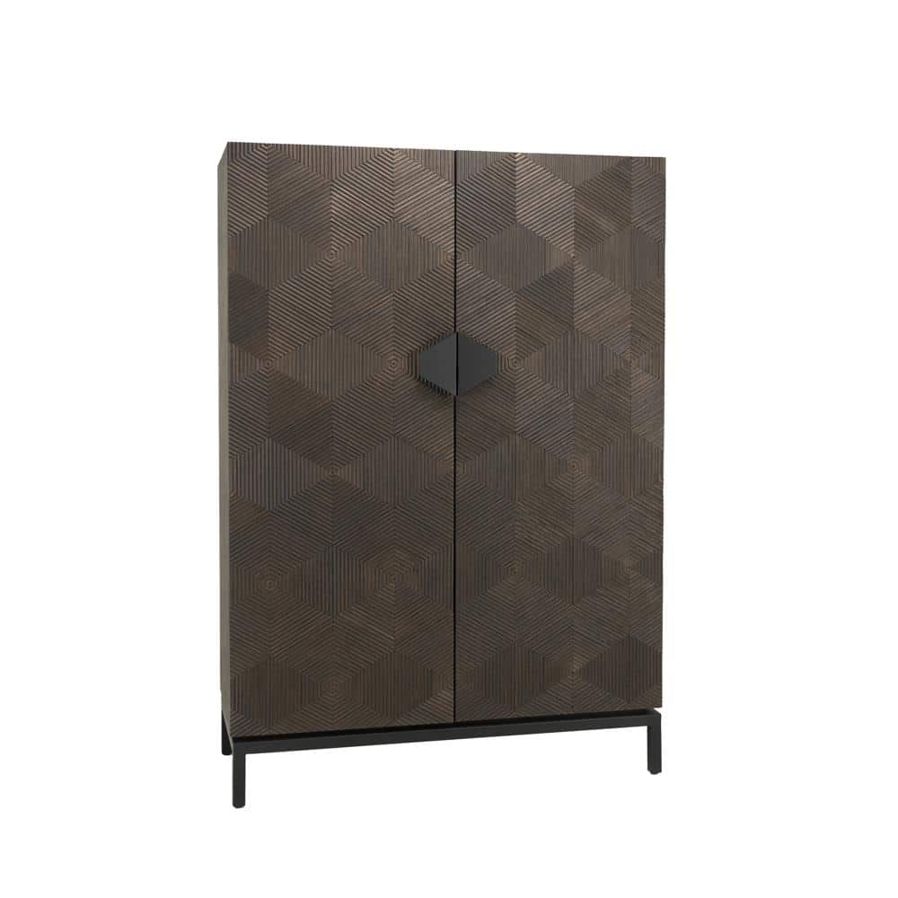 Tower Living opbergkast San Marino 110x45x160 cm eiken