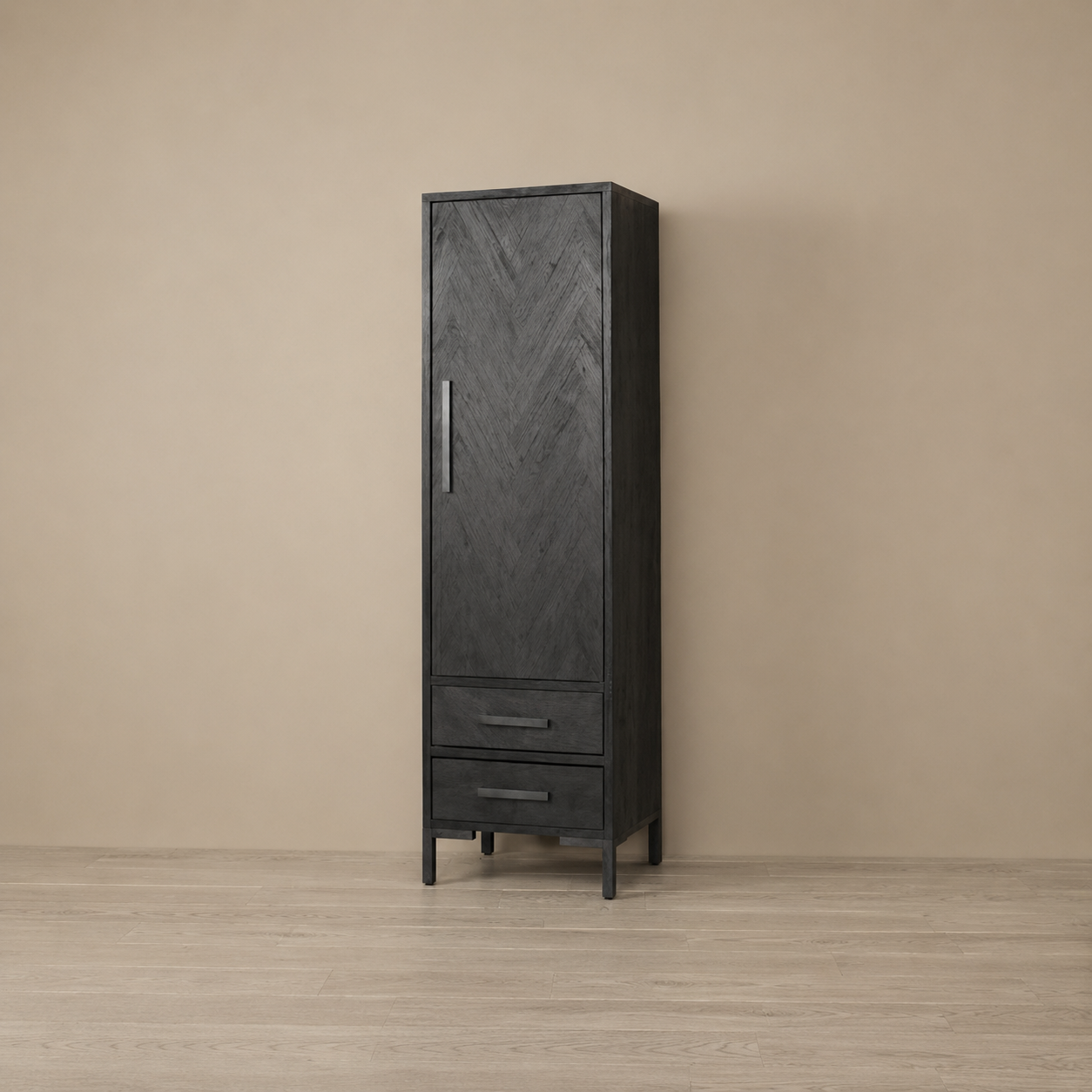 Tower Living opbergkast Ziano rechts 55x45x190 cm eiken
