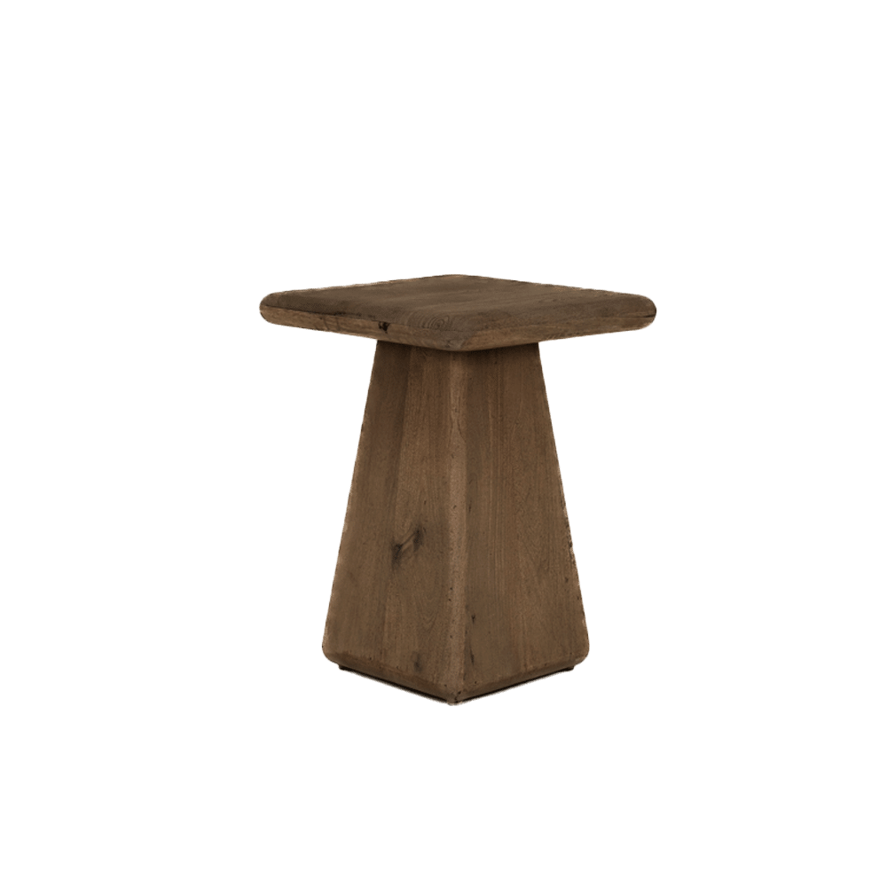Tower Living bijzettafel Asti 40x40x55 cm vierkant mangohout bruin