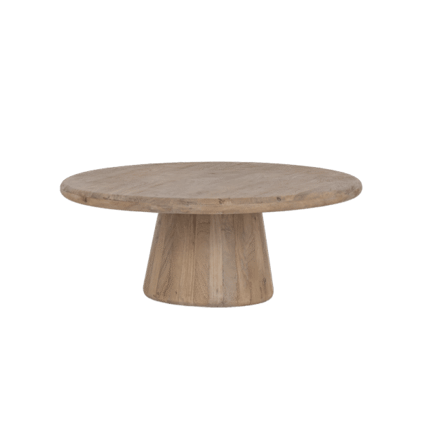 Tower Living salontafel Asti 90x90x38 cm rond mangohout naturel