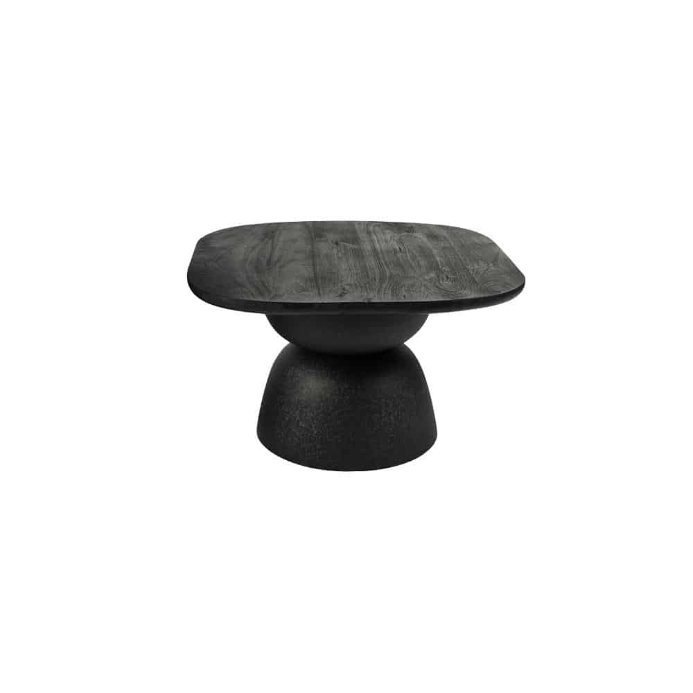 Tower Living salontafel Barza 60x60x38 cm mangohout zwart