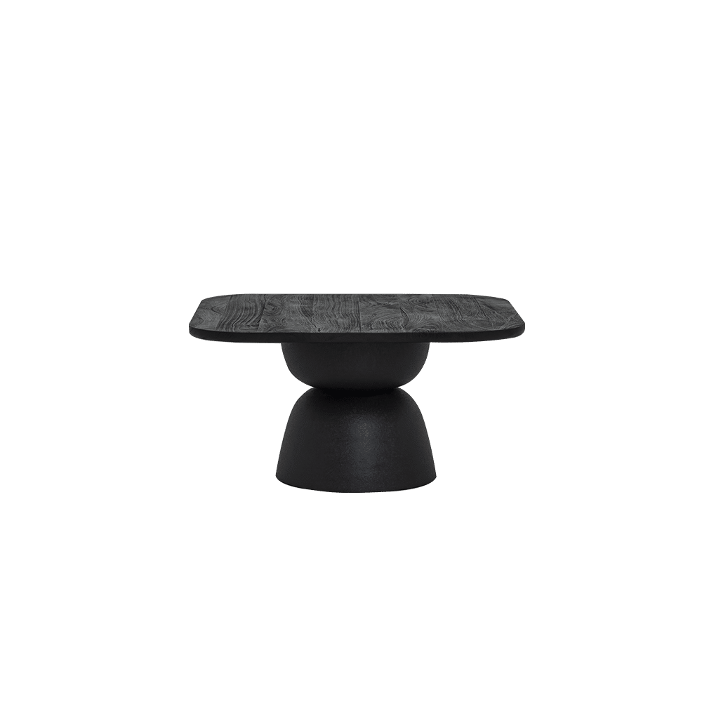 Tower Living salontafel Barza 80x80x42 cm mangohout zwart