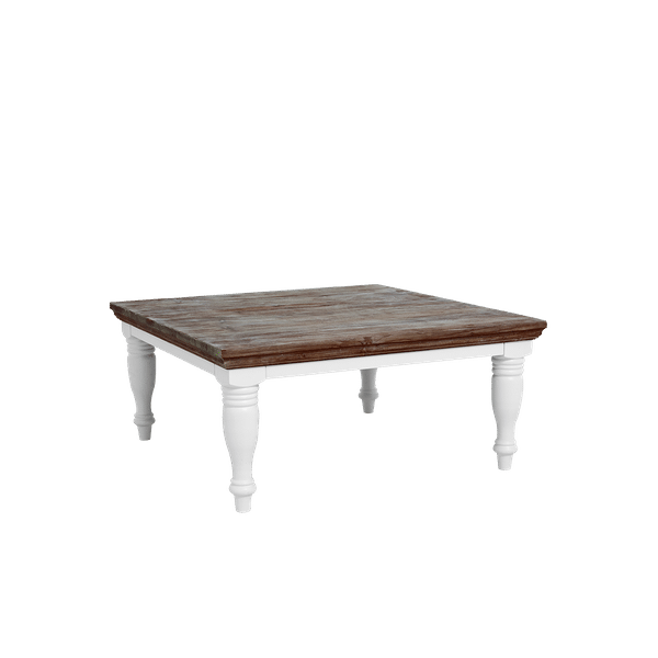 Tower Living salontafel Fleur ronde poot 100x100x45 cm grenen