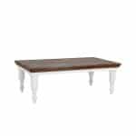 Tower Living salontafel Fleur ronde poot 130x75x45 cm grenen