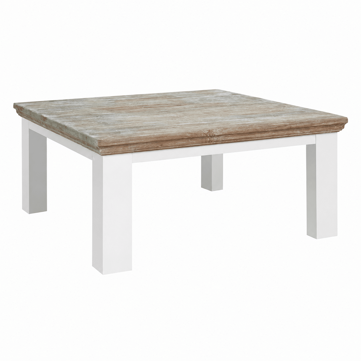 Tower Living salontafel Fleur square poot 100x100x45 cm grenen