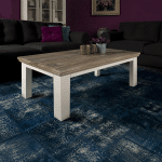 Tower Living salontafel Fleur square poot 130x75x45 cm grenen
